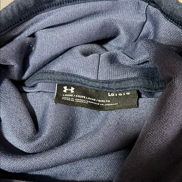 Under Armour Navy and Red Hoodie - Picture 2 of 3